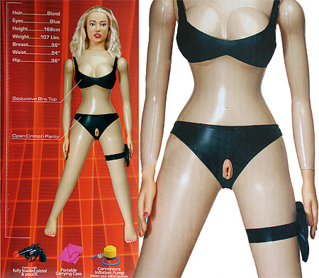 Sexpuppe Leah Lust Secret Agent Gummipuppe