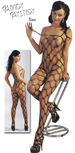 Netzcatsuit schwarz