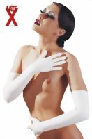 Latex Handschuhe wei�