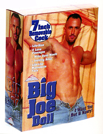 Gummipuppe Big Joe Male Doll