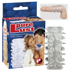 Dehnbare transparente Penis-Manschette Pure Silicone Penismanschette