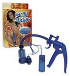 Blue Vibrating Clit Sucker