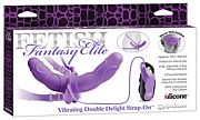Vibrating Double Delight Strap