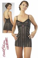 Dessous-Kleid Nadelstreifen