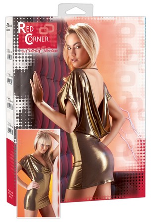 Goldenes Minikleid