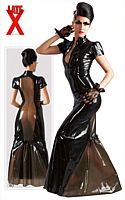 Langes Latex Kleid