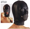 ZADO Leder Kopfmaske Knebel 